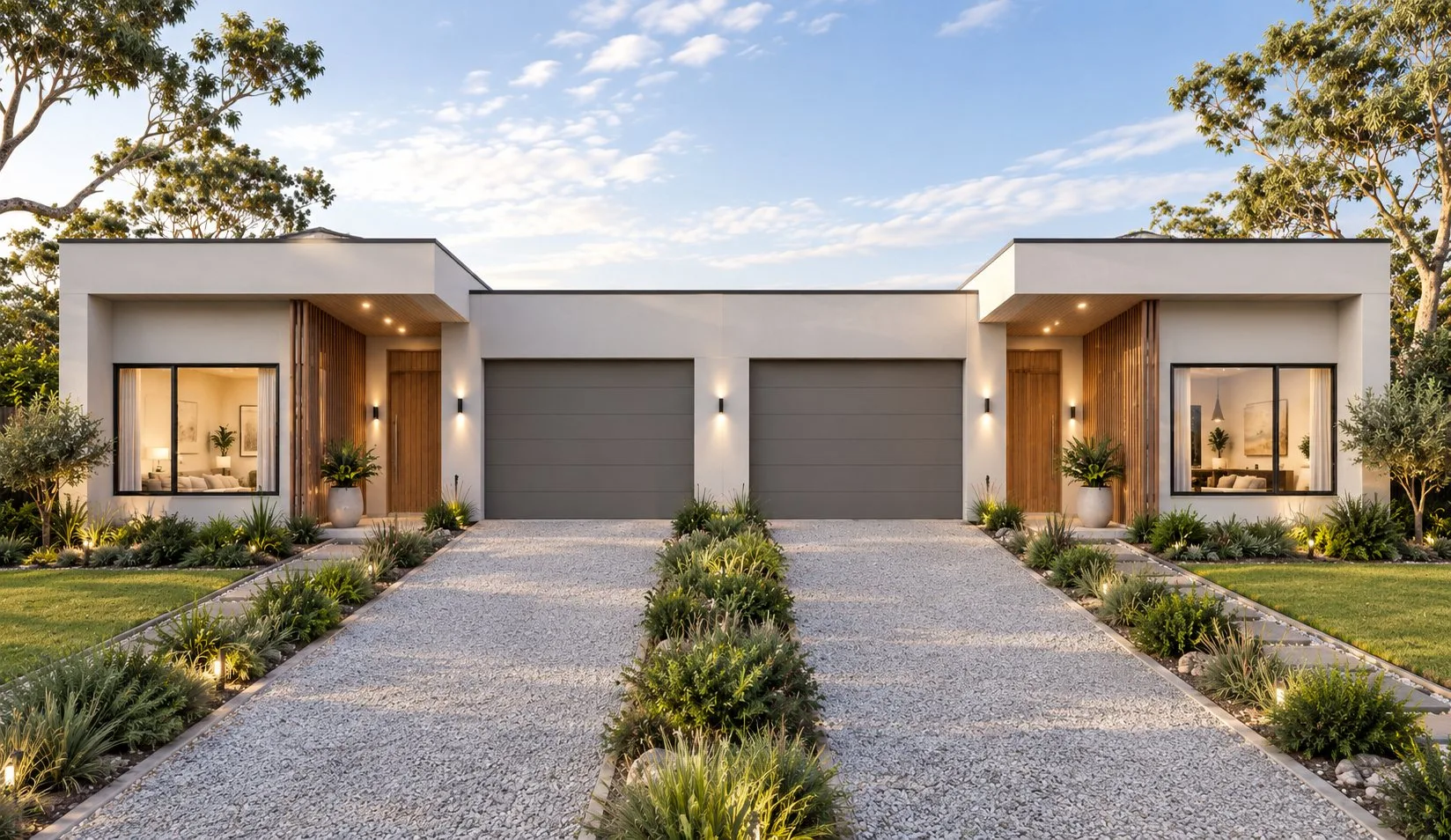 Mayfield duplex design by Cavalier Homes