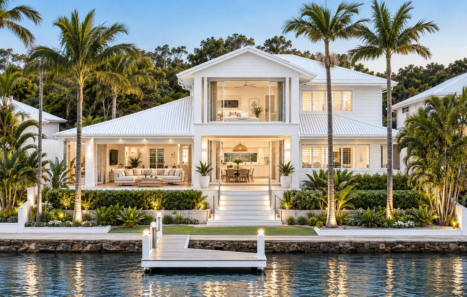 Waterfront home at Noosa, James House